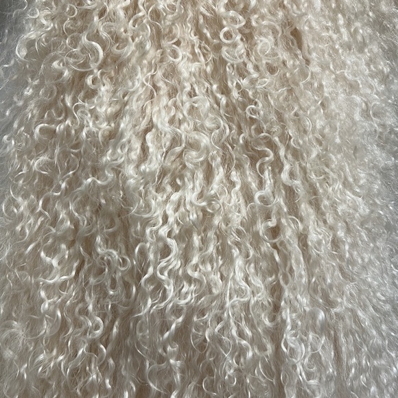 Vintage Wilson’s Leather & Tibetan Lamb Fur Detachable Sleeve Jacket/ Vest Combo - Picture 6 of 15